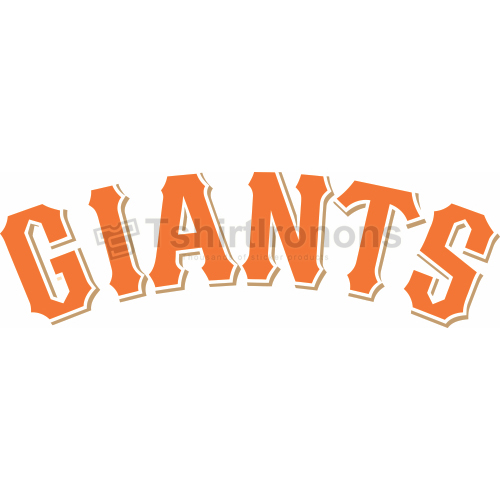 San Francisco Giants T-shirts Iron On Transfers N1902 - Click Image to Close